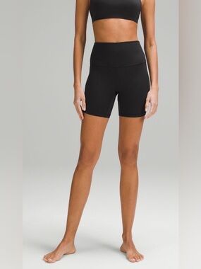 Lululemon Align High-Rise Short 6", size 4, Black, very good condition
#82